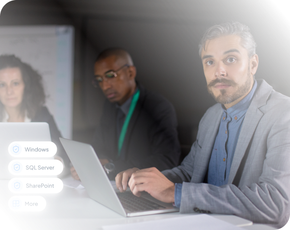 Professional working